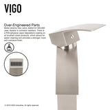 Satro Single Handle Single Hole Bathroom Sink Faucet, WaterSense Certified, Brushed Nickel S9H4 - product image 8