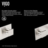 Titus Wall Mount Dual Handle Bathroom Sink Faucet, Eco-Friendly 1.2 GPM Flow Rate, Brushed Nickel G8M8 - product image 4