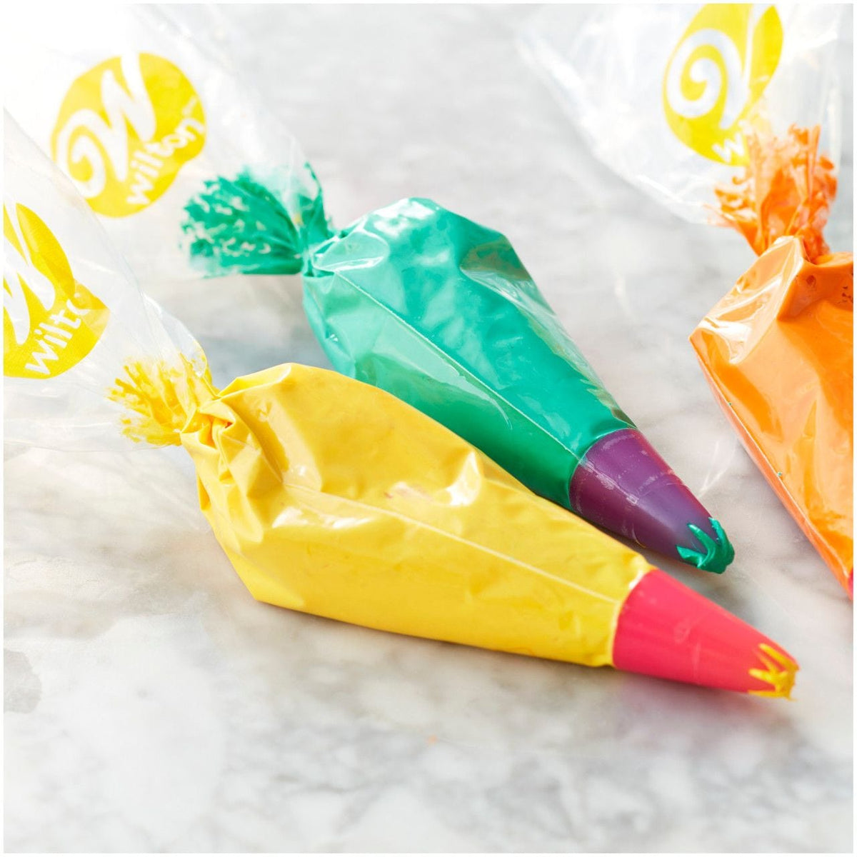 Disposable Piping Decorating Bag Tip Fuse, Clear, 6-pk, for Baking/Cake Decoration W8Y0 - product image 2