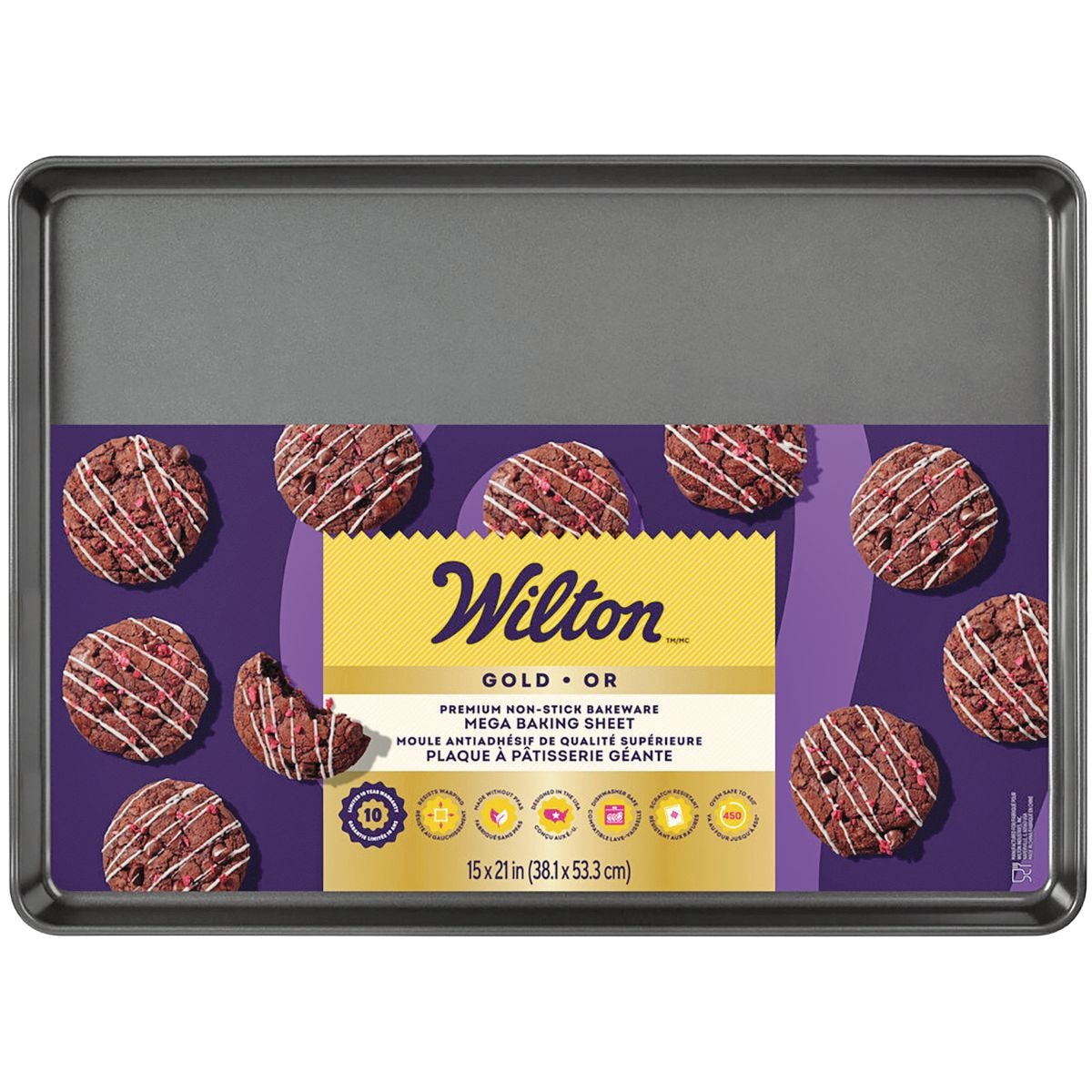 Gold Premium Non-Stick Bakeware Extra-Large Baking Sheet J9B4 - product image 1