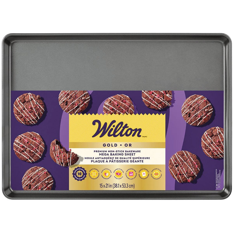 Gold Premium Non-Stick Bakeware Extra-Large Baking Sheet J9B4