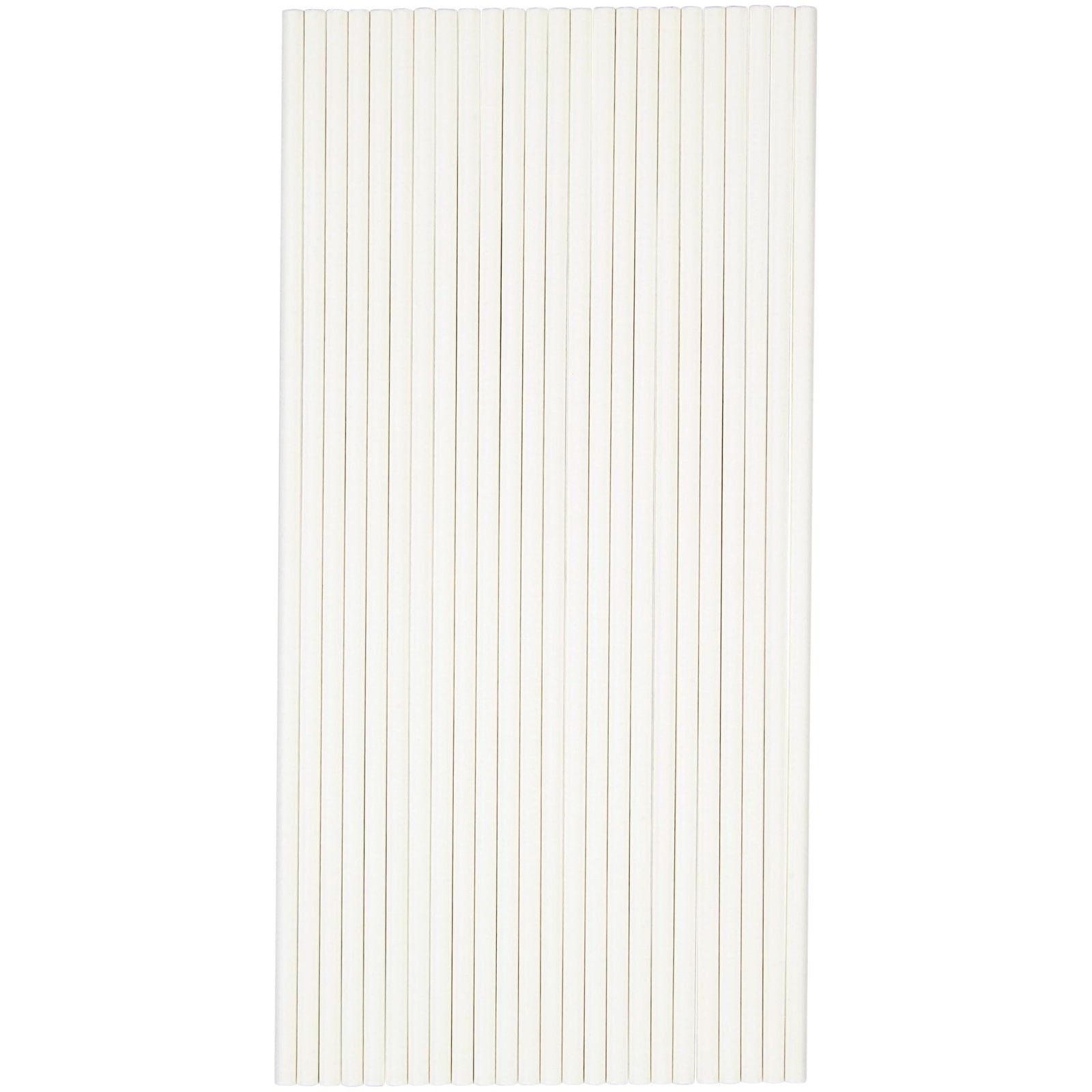 Lollipop & Cake Pop Stick, White, 8-in, 25-pk, for Baking/Cake Decoration K1G8 - product image 1