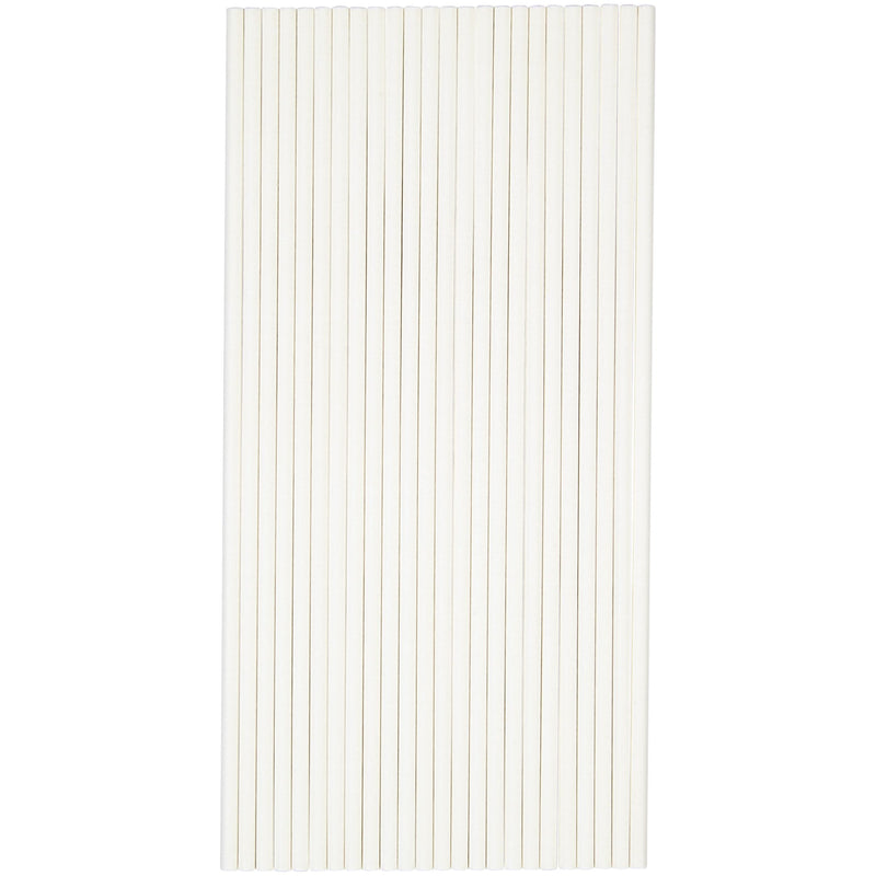 Lollipop & Cake Pop Stick, White, 8-in, 25-pk, for Baking/Cake Decoration K1G8