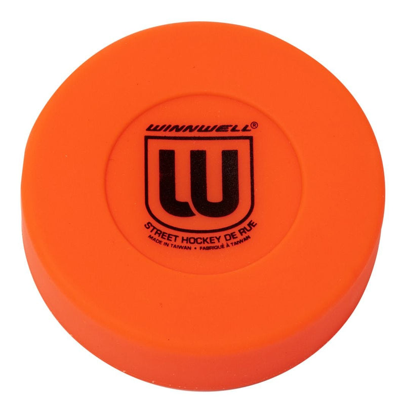 Street Hockey Medium Puck, Orange, 75mm, 50g O9V6