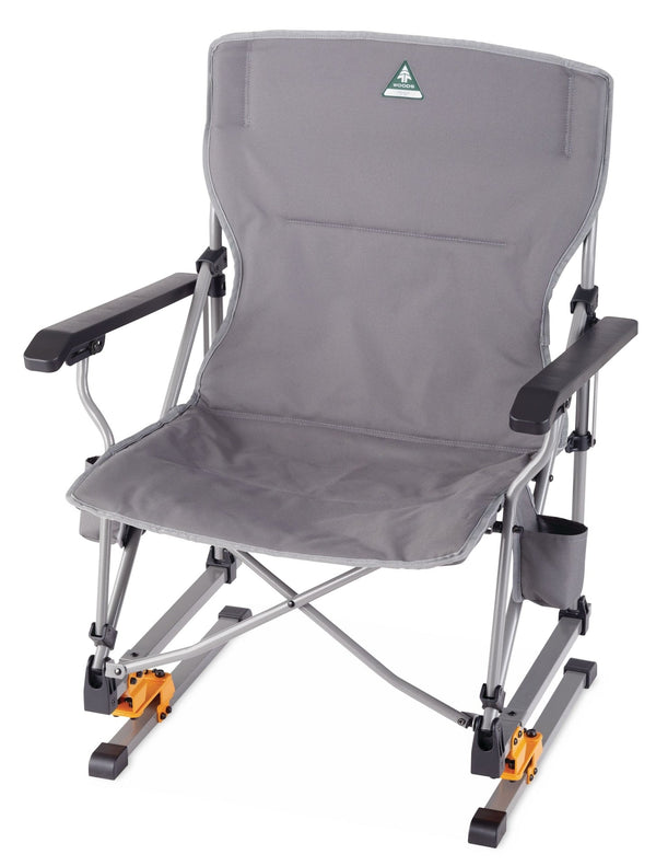 Bonavista Folding Camp Rocker Chair, Grey B9Z6