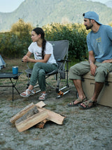Bonavista Folding Camp Rocker Chair, Grey B9Z6 - product image 2