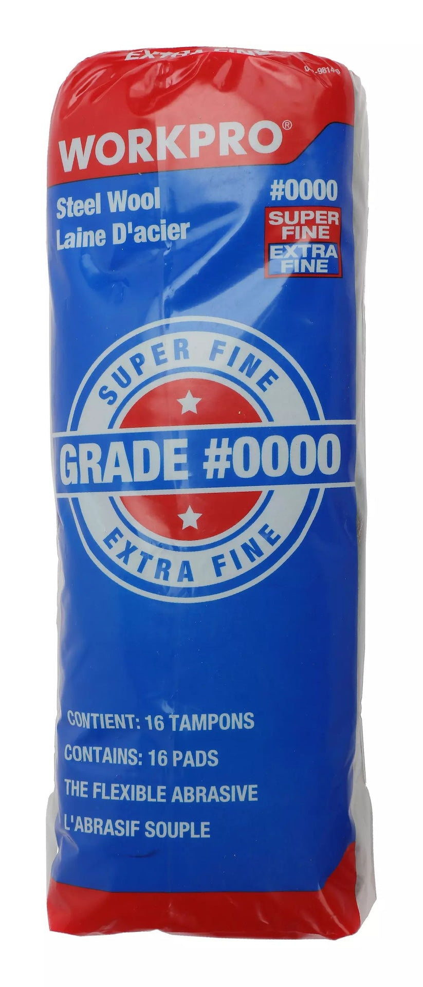Steel Wool Pads For Multi-Surface Smoothing & Cleaning, Super Fine Grade, 16-pk P6V3 - product image 1