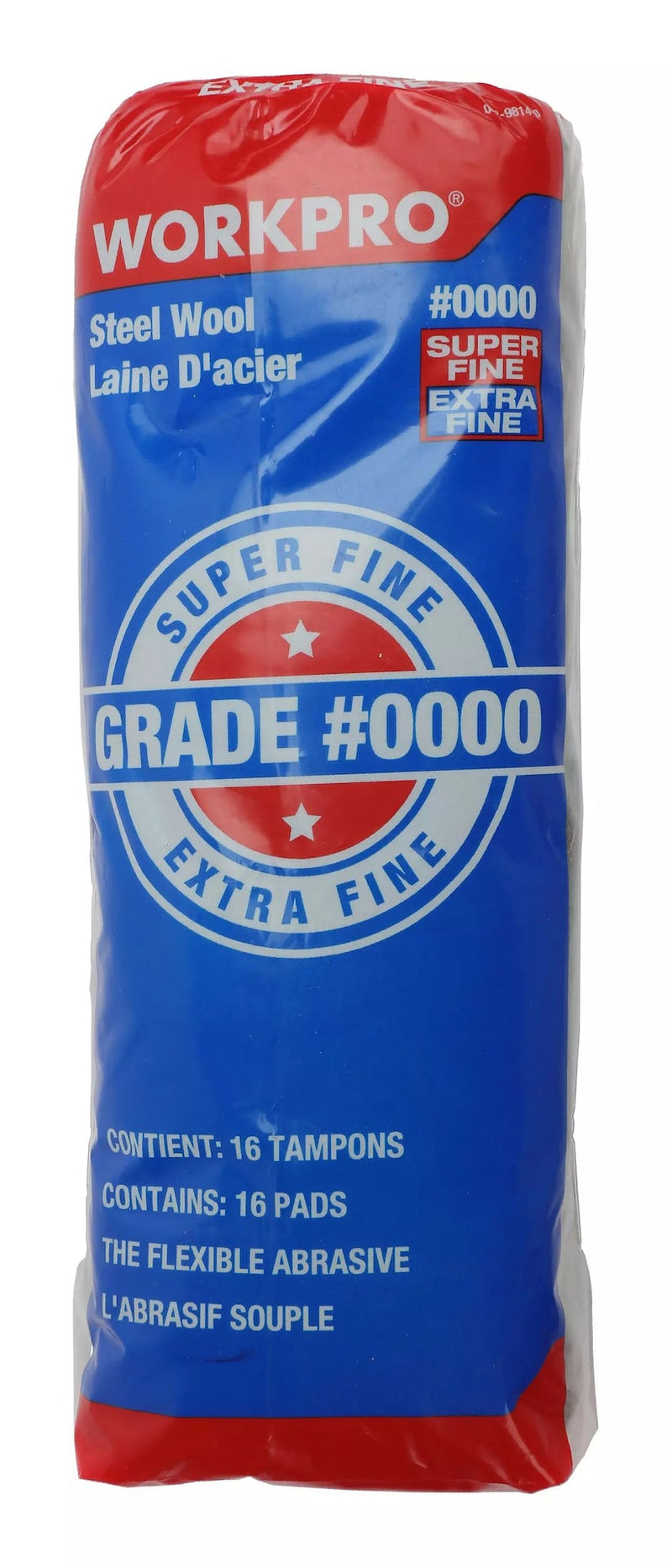 Steel Wool Pads For Multi-Surface Smoothing & Cleaning, Super Fine Grade, 16-pk S8P0